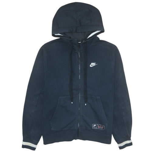 Nike Men's Blue XL Full Zip Hooded Fleece Sweatshirt