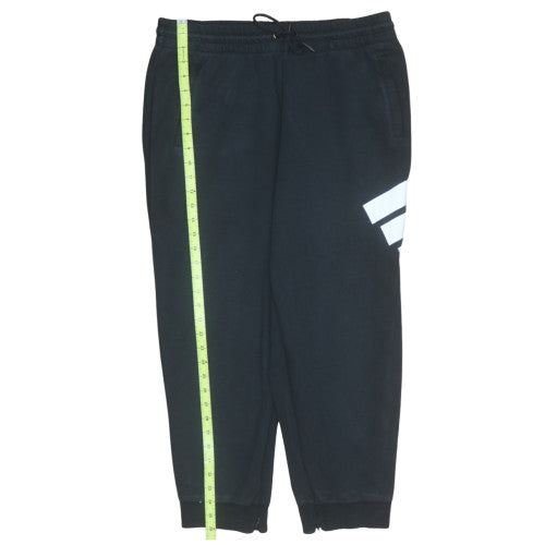 Adidas Womens Black Jogger Trousers L Logo Sports Pants
