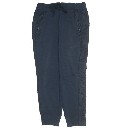 Nike Men's Black Cotton Blend Jogger Trousers Size L