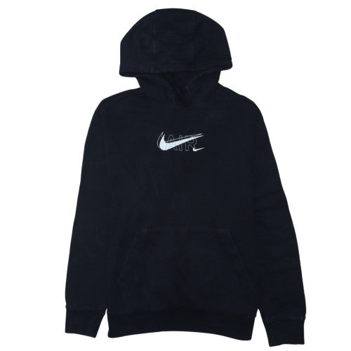 Nike Men's Black Pullover Hoodie L Logo Fleece Sportswear