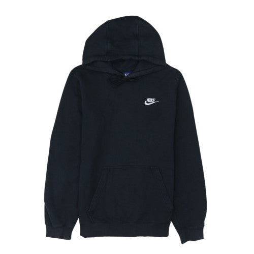 Nike Men's Black XS Pullover Hoodie Cotton Fleece Sportswear