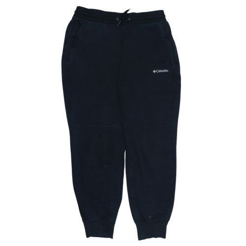 Columbia Men's Black Fleece Joggers M Regular Fit Elastic Waist