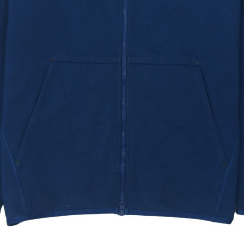 Nike Men's Blue Full Zip Hoodie L Regular Fit Fleece Sweatshirt