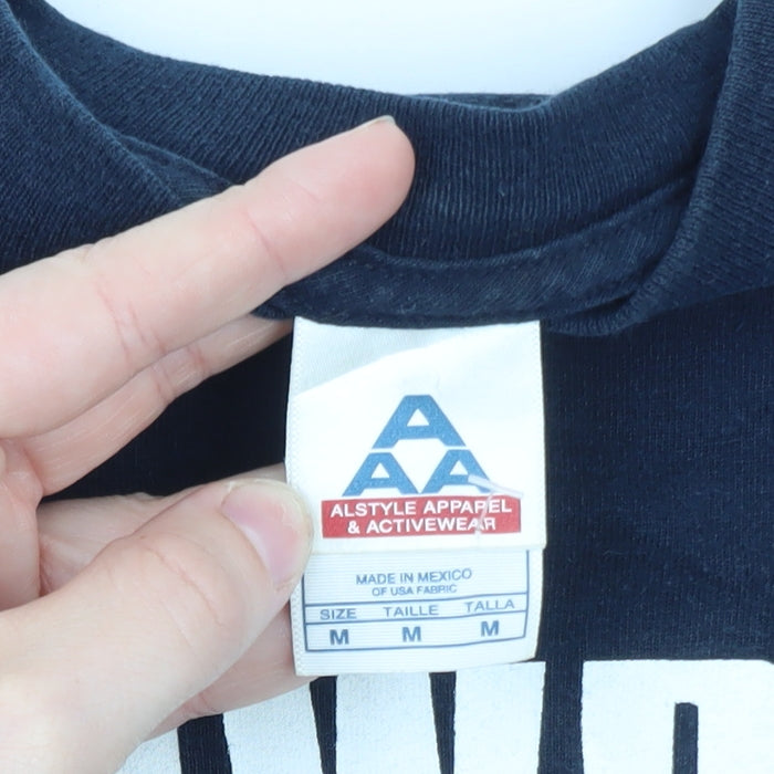 Alstyle Men’s Navy Blue POWDA Whistler Ski Graphic T-Shirt Size M