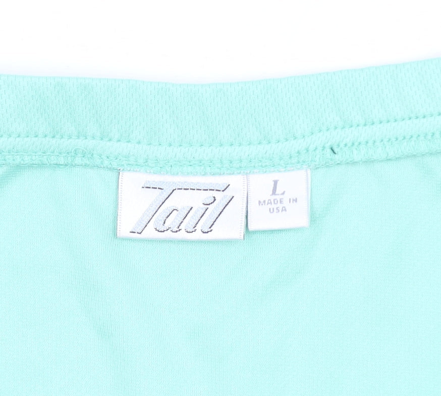 Tail Womens Green A-Line Sports Skort Size L Stretch Short