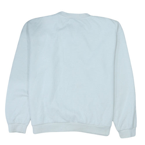 Fila Men's White XL Pullover Crew Neck Logo Sweatshirt