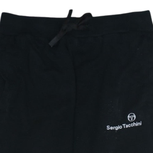 Additional view of Sergio Tacchini boys’ black jogger trousers 14 years 158cm fleece activewear