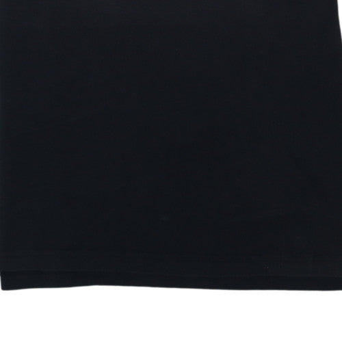UEFA Champions League Mens Black Polo Shirt L Embroidered FCB Badge