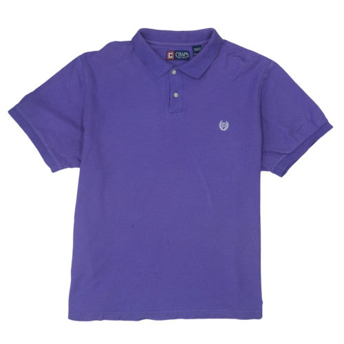 Chaps Men's Purple Cotton Polo Shirt XL Classic Fit