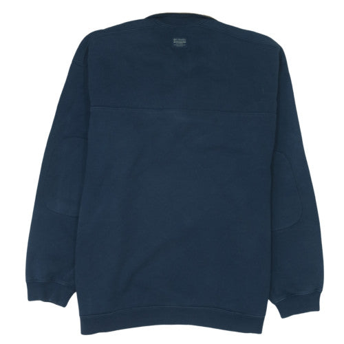 Columbia Men’s Blue XL Fleece 1/4 Zip Pullover Sweatshirt