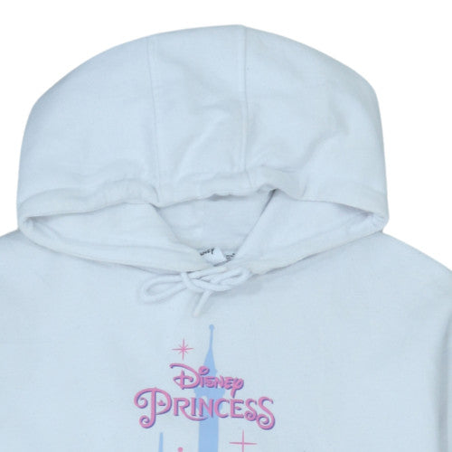 Disney Princess Womens White Pullover Hoodie Size M Once Upon a Time