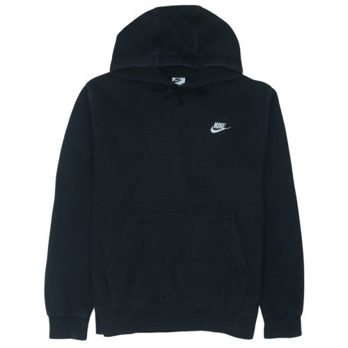 Nike Men's Black Pullover Hoodie M Regular Fit Fleece Sweatshirt