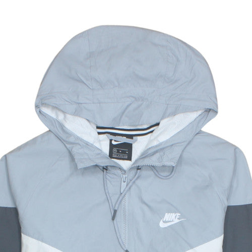 Nike Men's Grey M Windrunner Hooded Windbreaker Jacket