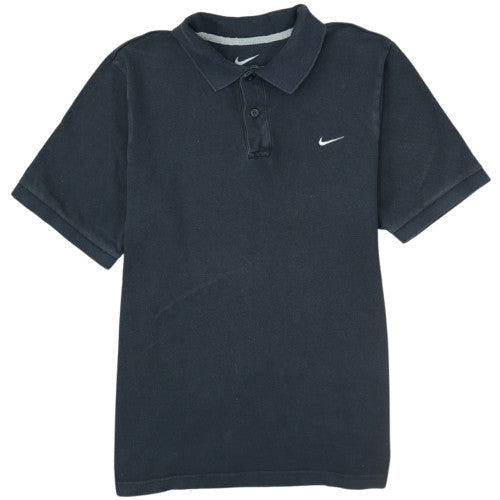 Nike Men's Black Cotton Polo Shirt Size M Classic Fit