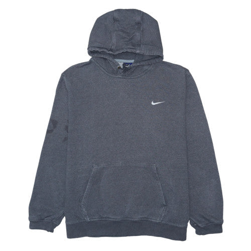 Nike Men's Grey 2XL Pullover Hoodie with Logo Fleece