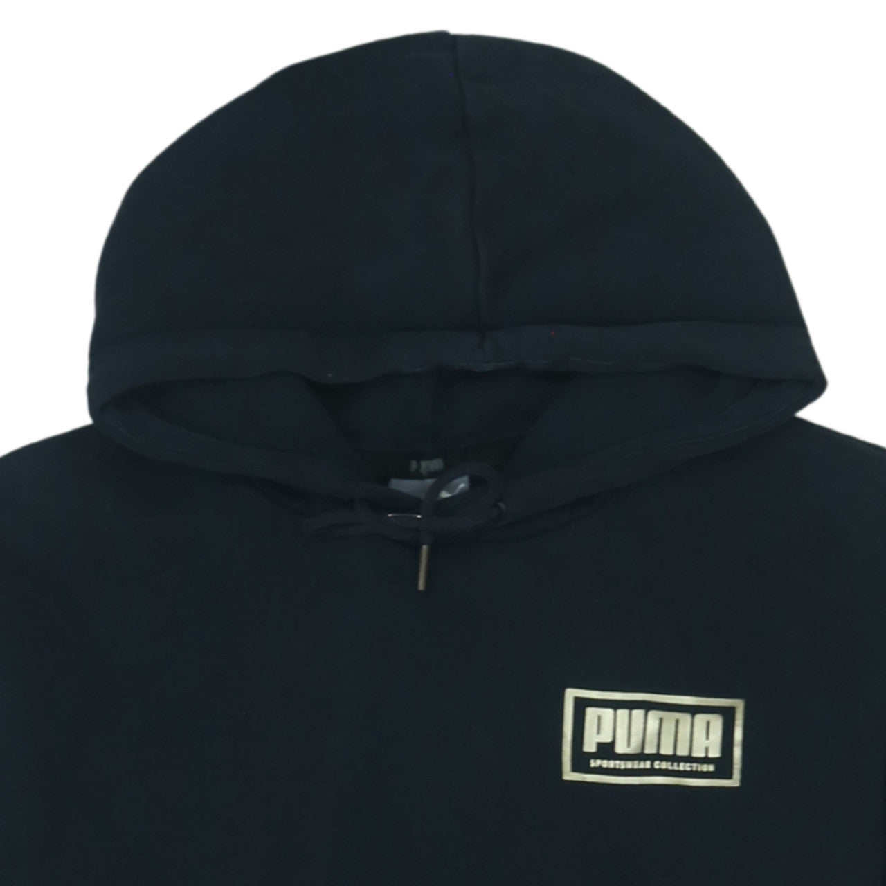 Puma Men's Black Pullover Hoodie L Sportswear Fleece Sweatshirt
