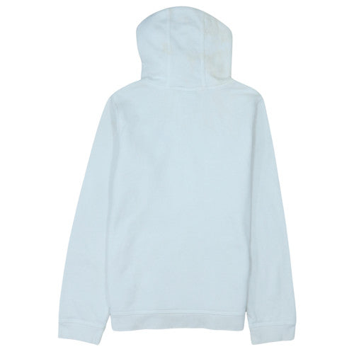 Nike Boys White XL Pullover Hoodie with Logo, Cotton Blend, Casual