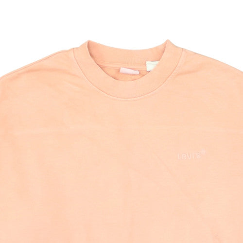 Levi's Men's Beige Crew Neck Pullover Sweatshirt Size S