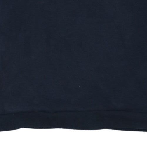 Additional view of Lee Cooper Men's Blue 1/2 Zip Hooded Sweatshirt 2XL Fleece