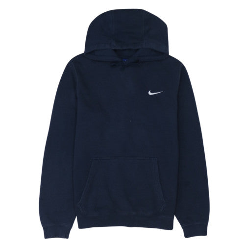 Nike Men's Blue Pullover Hoodie Small Fleece Lined Sportswear