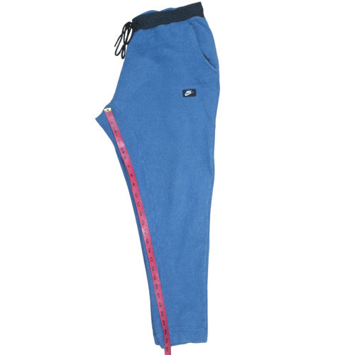 Nike Men's Blue Fleece Jogger Sweatpants Size M Activewear Trousers