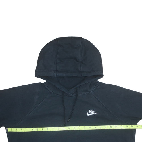 Nike Men’s Black Pullover Hoodie L Fleece Regular Fit Logo Sportswear