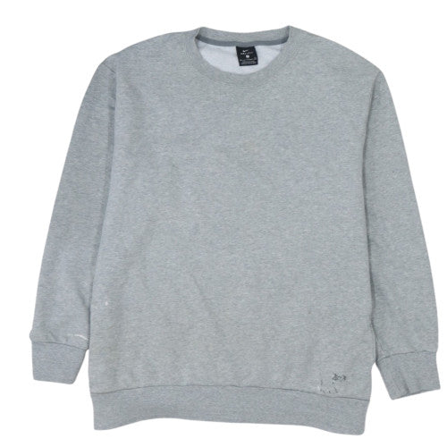 Nike Men Grey XL Dri-Fit Crew Neck Pullover Sweatshirt