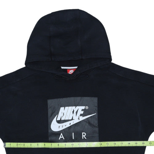 Nike Mens Black Pullover Hoodie S Regular Fit Fleece Sportswear