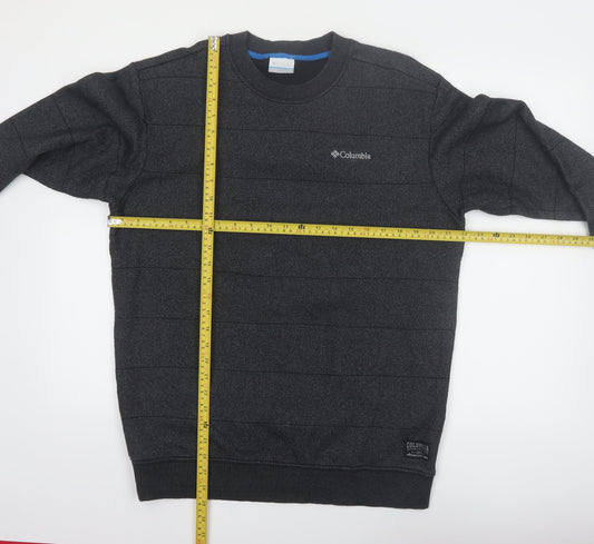 Columbia Men's Grey Knit Crew Neck Pullover Sweater L Outdoor