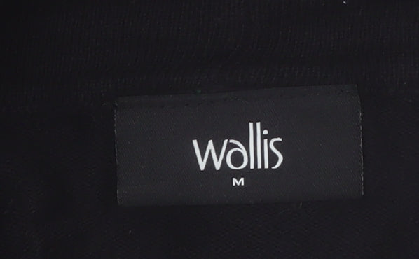 Wallis Womens Black Medium Long Sleeve Button Cardigan