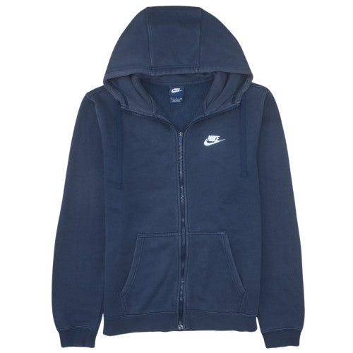 Nike Men's Blue Full Zip Fleece Hoodie Size S Regular Fit