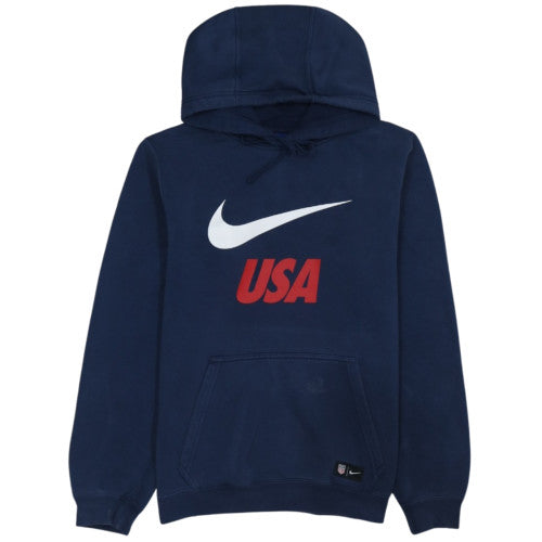 Nike Men’s Blue USA Pullover Hoodie Small Graphic Sportswear