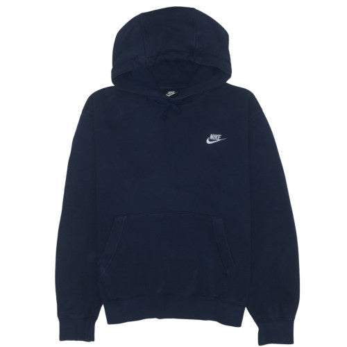 Nike Men's Blue Pullover Hoodie Regular Fit Size M Sports Fleece