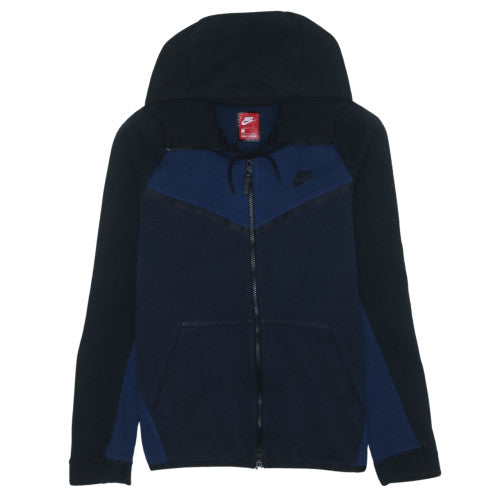 Nike Men's Blue Full Zip Hoodie Small Lightweight Sportswear