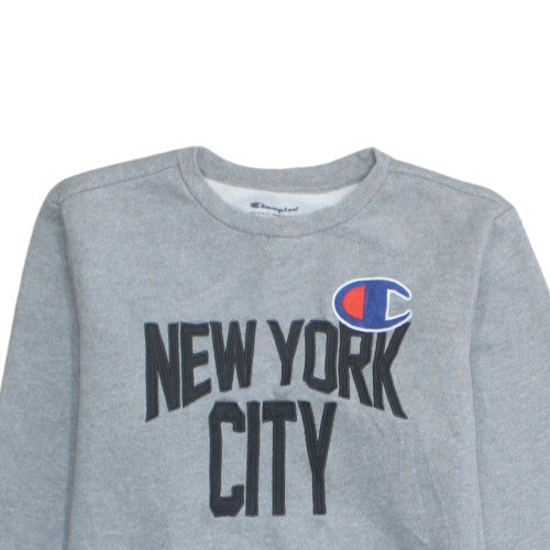 Champion Women's Grey XL Pullover Sweatshirt New York City Logo