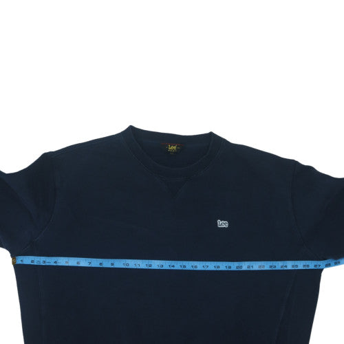 Lee Men's Blue 2XL Regular Fit Crew Neck Sweatshirt