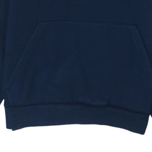 Additional view of Adidas boys’ blue pullover hoodie 15-16 years fleece hooded sweatshirt