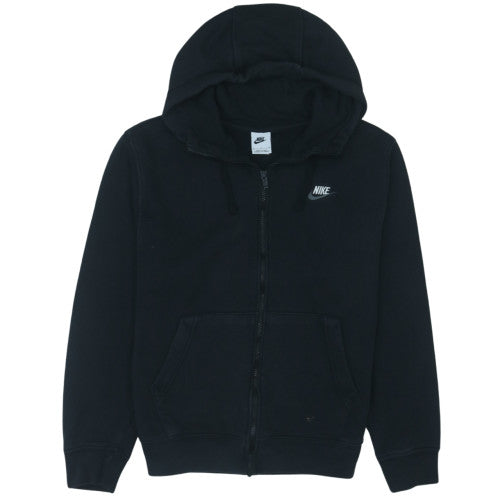 Nike Men's Black Full Zip Hoodie S Fleece Sportswear