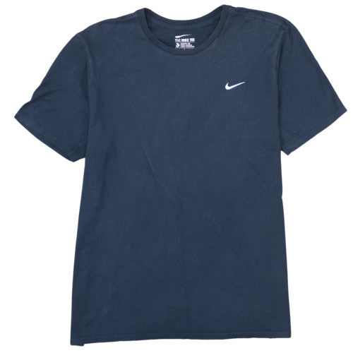 Nike Men's Blue Short Sleeve Crew Neck Cotton T-Shirt Size M