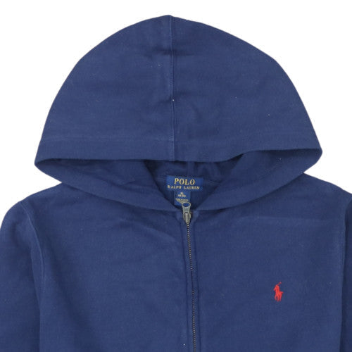 Ralph Lauren Boys Blue Full Zip Hoodie Sweatshirt XL (18-20 Years)