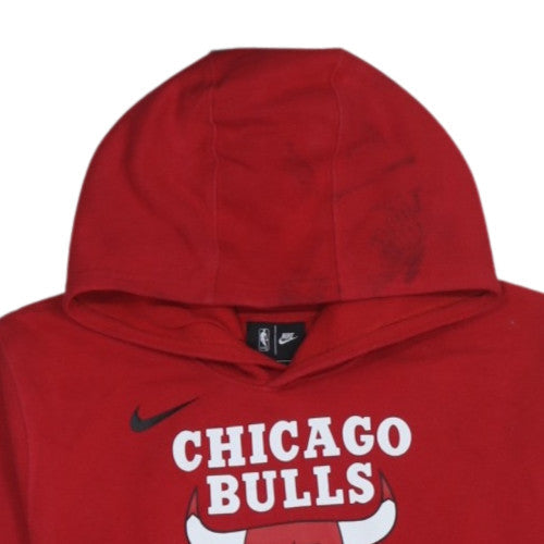 Additional view of Nike boys’ red chicago bulls pullover hoodie xl 18/20 nba fleece