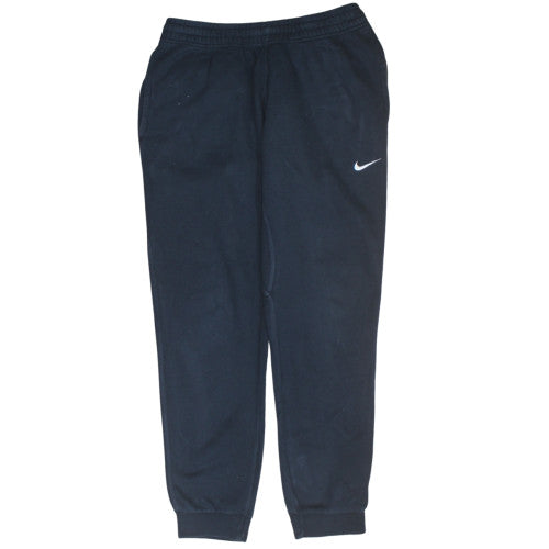 Nike Mens Black L Jogger Sweatpants Elastic Waist Cuffed Casual