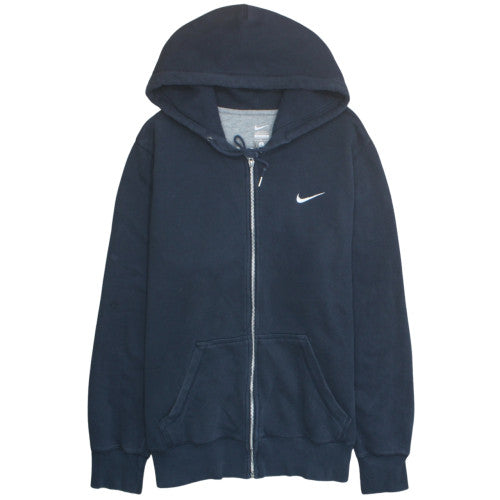 Nike Men's Blue Full Zip Hoodie L Fleece Sportswear Sweatshirt