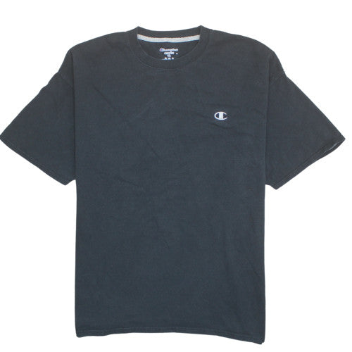 Champion Men's Black 2XL Crew Neck Classic Cotton T-Shirt