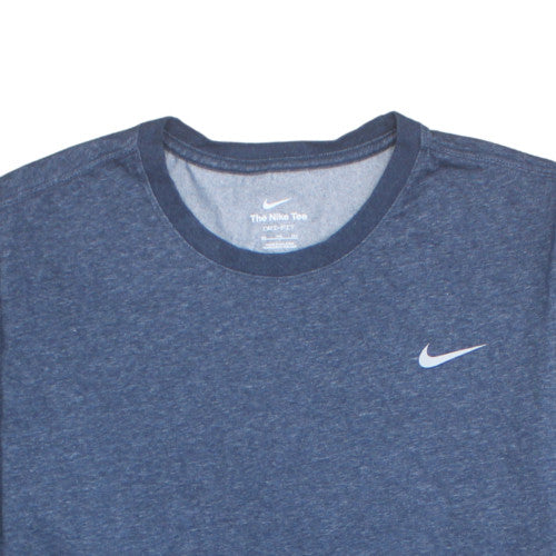 Nike Men's Blue Dri-Fit 2XL Sports Crew Neck T-Shirt