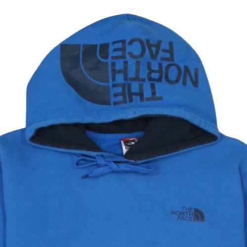 The North Face Men's Blue Pullover Hoodie L Fleece Cotton