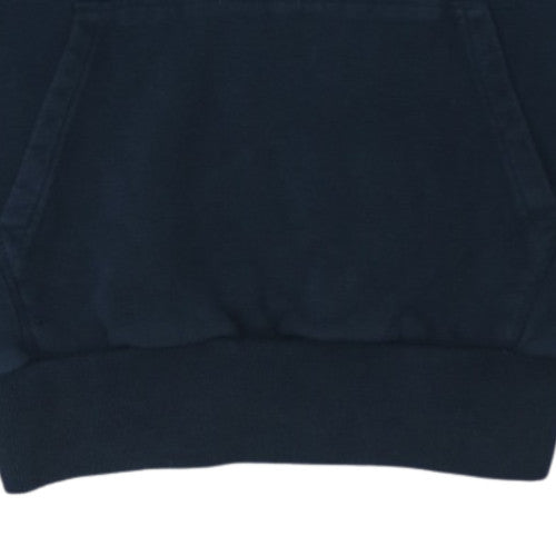 Ellesse Mens Blue Pullover Hoodie Size L Logo Fleece Sweatshirt