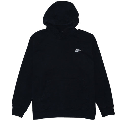 Nike Men Black XL Pullover Fleece Hoodie Sports Logo Sweatshirt