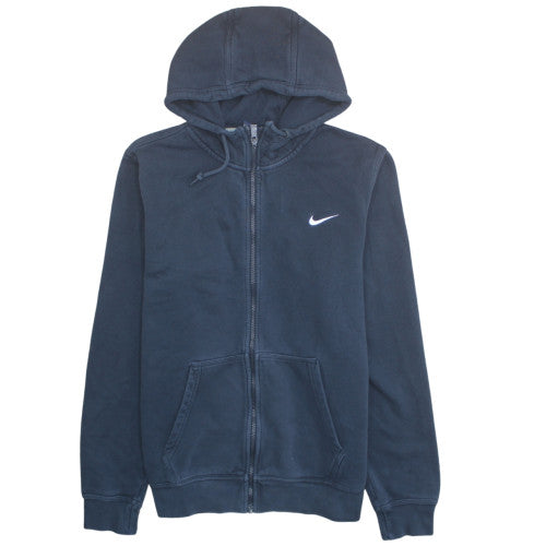 Nike Men's Blue Full Zip Fleece Hoodie Size L Regular Fit