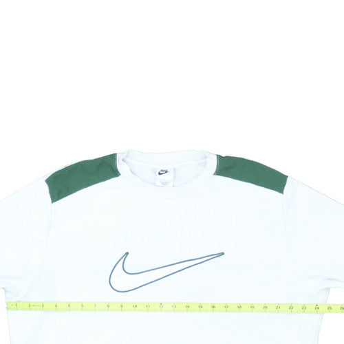 Nike Men's White Long Sleeve Pullover Sweatshirt Size L